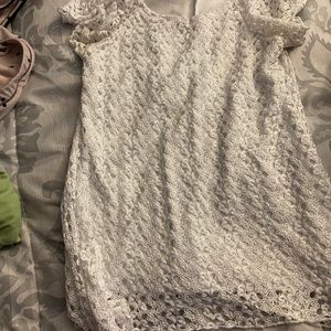 Brittany black white crochet shark tooth top small